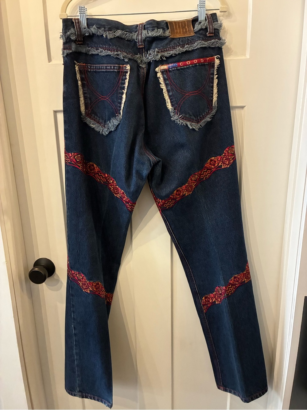 COOGI Dark Blue Denim 2-Piece Matching Set with Red Trim - Picture 8 of 10